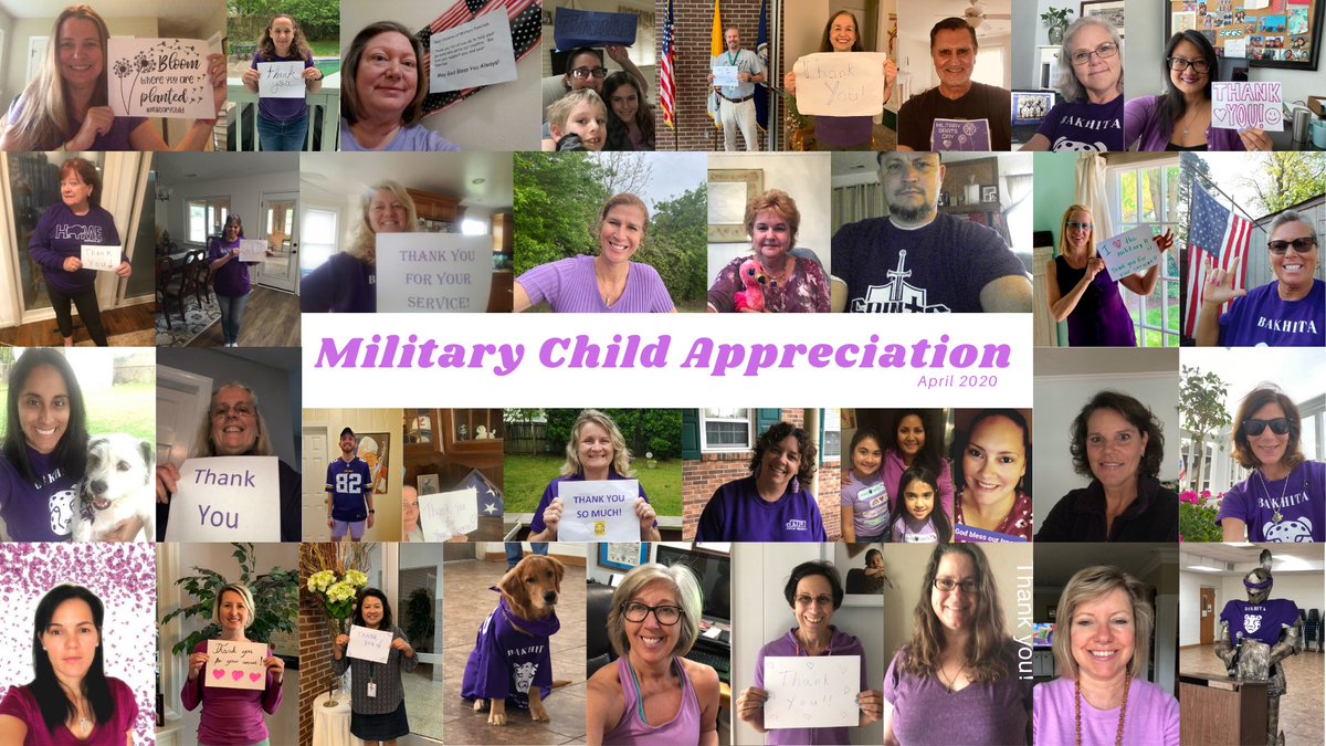 sggsvb's tweet photo. April is Military Child Appreciation Month. We have so many military Saints that we don't even know where to begin. Thank you to our military children and thank you to our military parents. Thank you, for being Saints. #SGGS #SGGSVB #militarychildappreciationmonth #Militarychild https://t.co/y0PDBX70Id