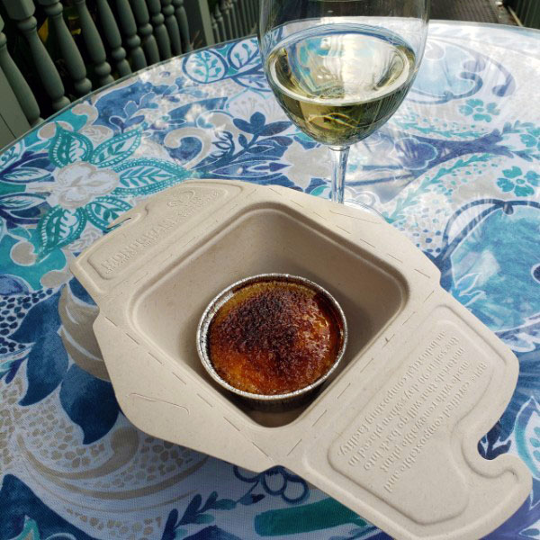 CafeDegas's tweet photo. Lockdown Day 45. Who says you can't have dessert and a bottle of wine for dinner on a weekday? no one, that's who... NO ONE 😁 🍷 Visit our daily selections at https://t.co/bmsGgZJffL and call 504-45-5635 to order delivery or pickup. Happy Thursday! It's time for a sugar break. https://t.co/ljb7jbX8C3
