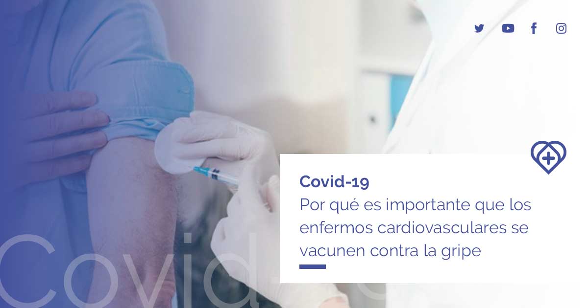 #Covid19: Por qué es importante que los enfermos cardiovasculares se vacunen contra la gripe ow.ly/KiVT30qC7Bm | #CardioVida24 #Coronavirus #Corazón #Salud