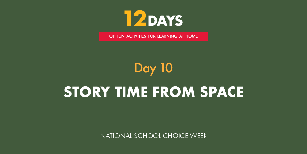 ntlschoolchoice's tweet photo. On day 10, enjoy storytime with astronauts who have videotaped themselves reading books from outer space.
https://t.co/jkNmSXd81e
#freeresourceloop #togetherathome #SchoolChoice #ParentsAreTheNewTeachers https://t.co/cJRQ9rNq8n