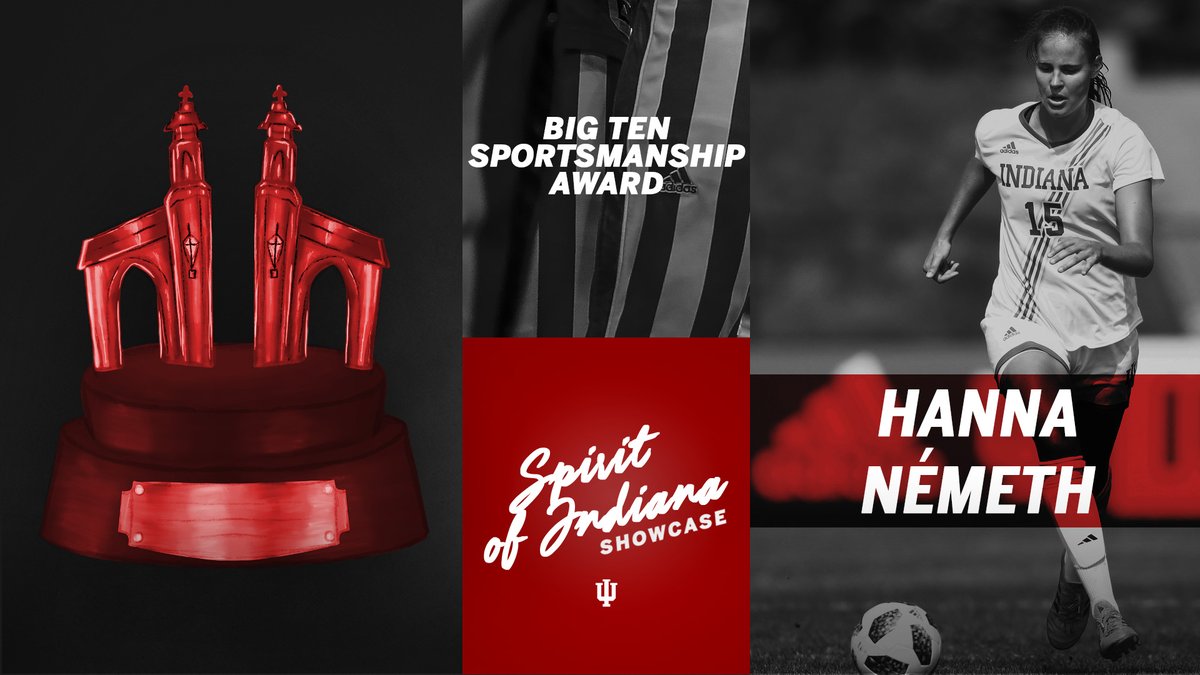 IndianaWSOC's tweet photo. 🏆2020 @IUHoosiers Big Ten Sportsmanship Award Winner: Hanna Németh 

#IUShowcase #IUWS https://t.co/Hg7EHMrlrO