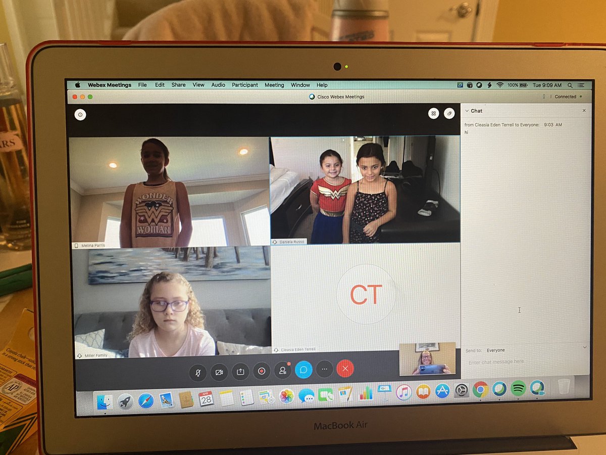 lisajnew's tweet photo. @VineyardsVipers @ccpsDRIVE2BFIT @collierschools Had so much fun this week chatting with the kiddos. Miss them! #pe #webex #studenttime #keepmoving https://t.co/SRytF6xjuy