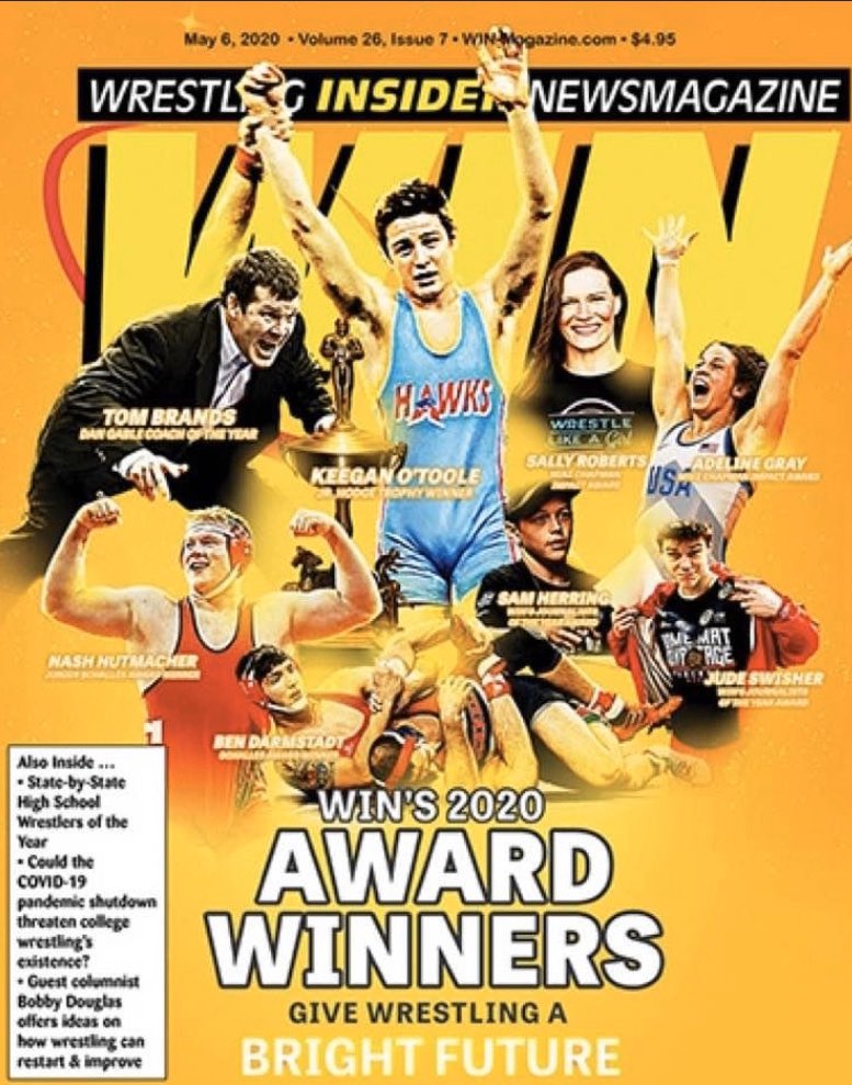It is with great pride that I introduce you to the Junior Dan Hodge Trophy award winner for best high school wrestler in the nation.  
Mr Keegan O’Toole.