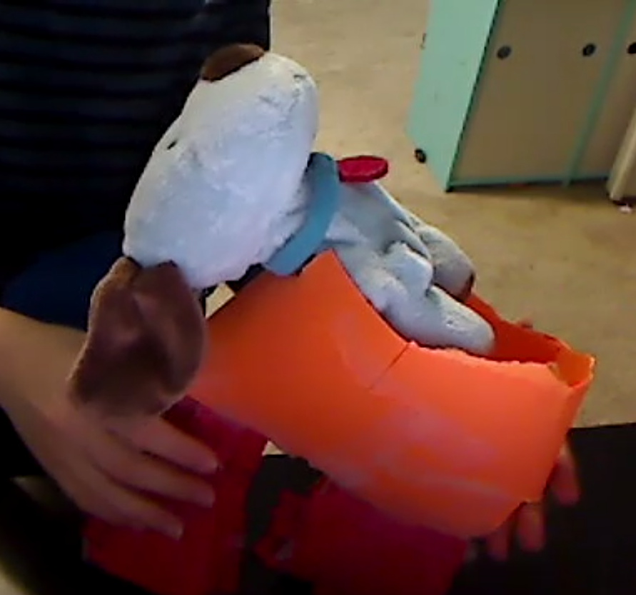 PearsontownAA's tweet photo. Who knew #60MinutesofSTEMfun could be so cute?!? 50+ kids showed up for this challenge: using only paper and tape, build a chair for a small stuffed animal!  (Please pardon the image quality, they're screenshots from our Zoom!)  #TeamTurnko #60MinuteSeries  #PtownPride https://t.co/xVgYi7lk42