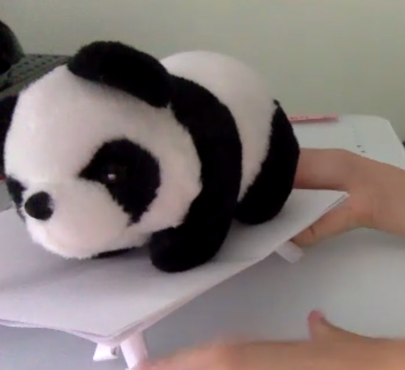 PearsontownAA's tweet photo. Who knew #60MinutesofSTEMfun could be so cute?!? 50+ kids showed up for this challenge: using only paper and tape, build a chair for a small stuffed animal!  (Please pardon the image quality, they're screenshots from our Zoom!)  #TeamTurnko #60MinuteSeries  #PtownPride https://t.co/xVgYi7lk42
