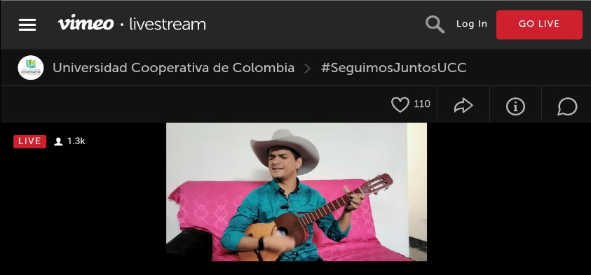 IngClavijo's tweet photo. Disfrutar de nuestro Casa Concierto, Seguimos Juntos. ||📣 
#SeguimosjuntosUCC 
#enUCCelplanesestudiar
Nos vemos por streaming 👉 
https://t.co/v9vIpTPu15 https://t.co/TFEvyiHqHb