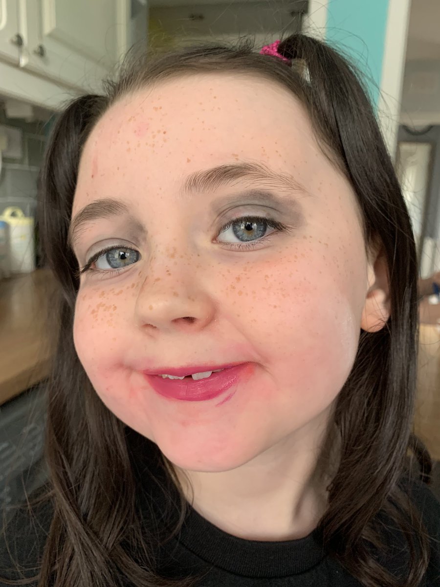 MarkMcSween's tweet photo. Megan has been practising doing her make up π Iβm going to let her give me a makeover this weekend π€£
#prettydad
@CorpusChristi_K https://t.co/VTTaF8iB62