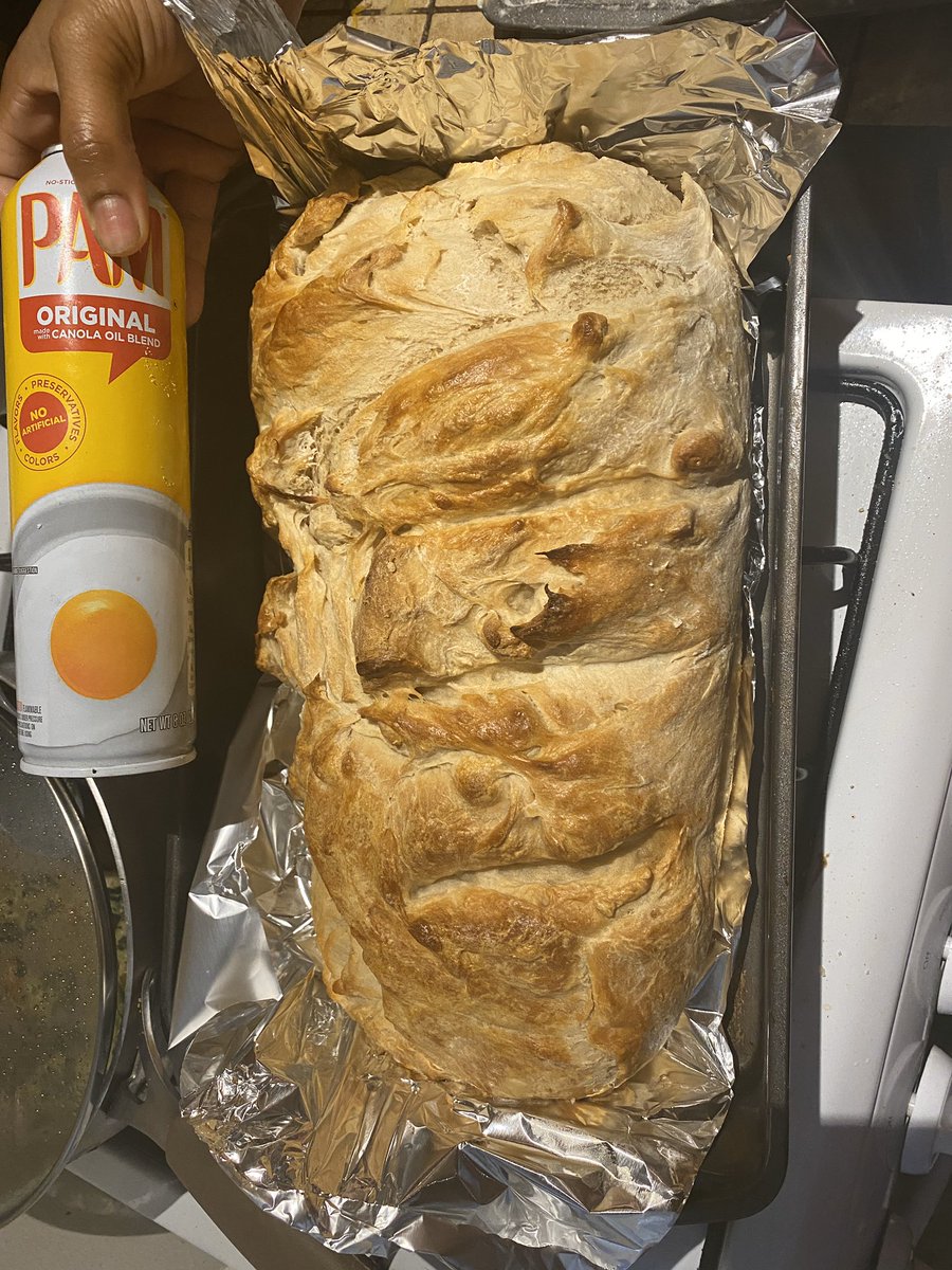 Thar is a full size can of Pam