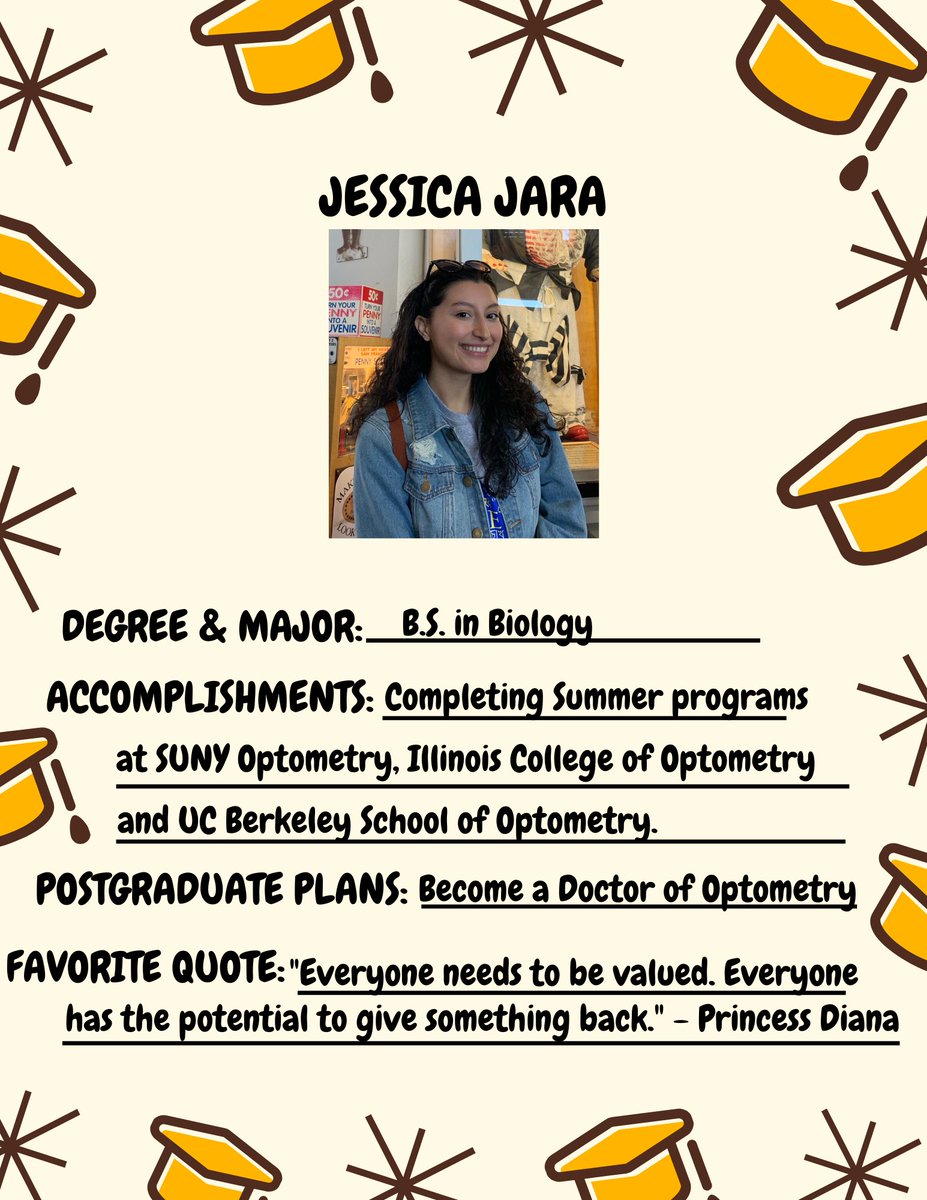 AdelphiCSTEP's tweet image. 👩🏻🎓SENIOR SHOUTOUT: Congratulations to our CSTEP Member Jessica! Thank you for your involvement in CSTEP, we wish you best of luck in your future endeavors. 🎉🎈🎊