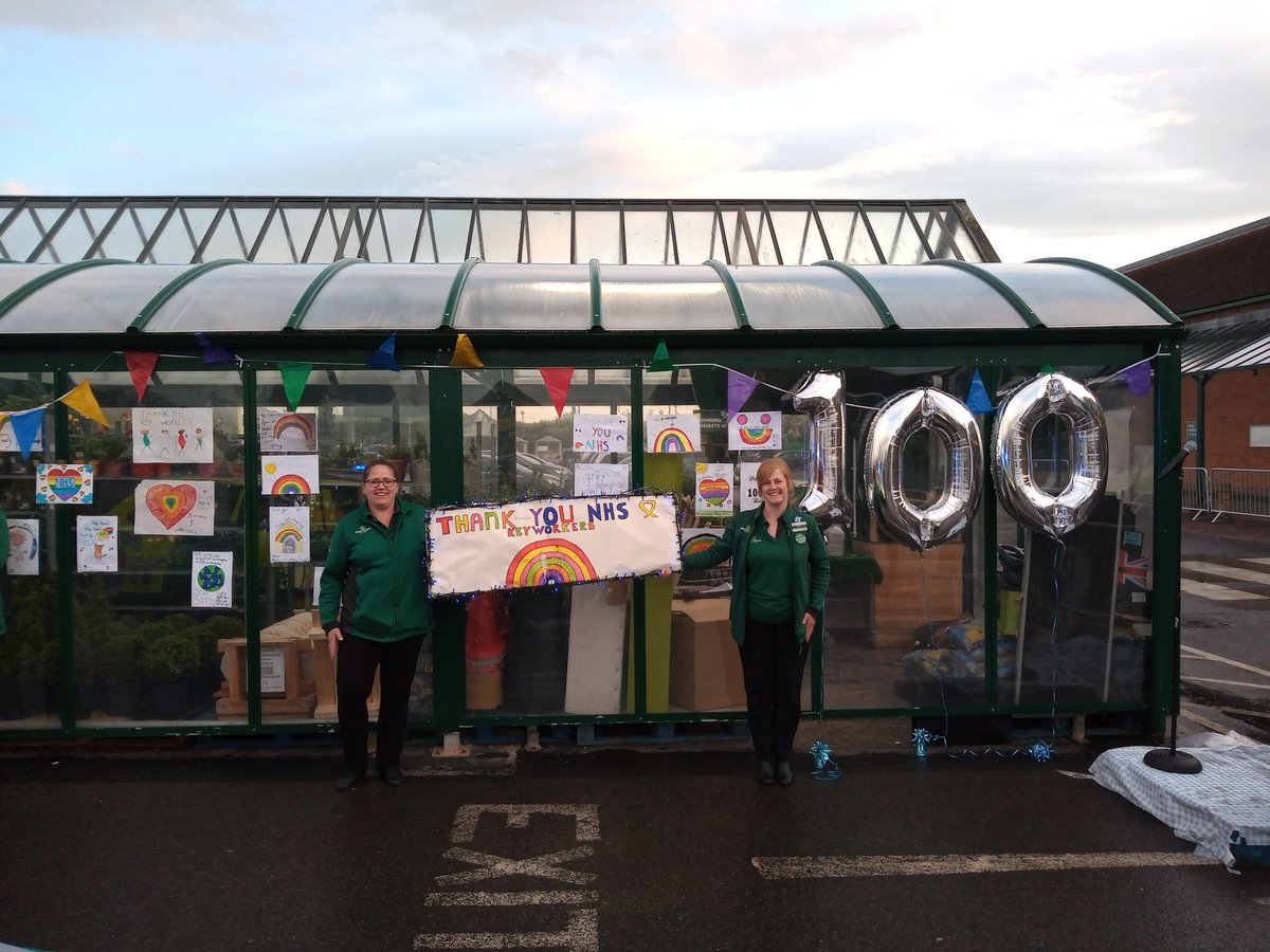 RevGaryGrady's tweet photo. Great to be a part of a socially distanced #ThursdayClap for all front-line workers and a rendition of Happy Birthday for (now) Colonel Tom #100 this evening. Thank you @Morrisons Cheltenham @GlosDioc https://t.co/WNlfPVMQOP