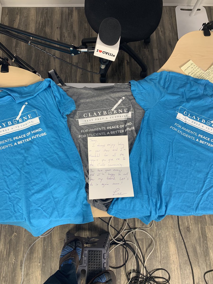 JerryMillerNow's tweet photo. Lee Elberson, the CEO of Clayborne Education and the chairman of the Community Investment Collaborative, gave our I Love CVille Team a care package today! ❤️ 🔥 🙌

Thank you, Lee and Clayborne Education! @ClayborneEdu #iLoveCVille #cville https://t.co/2JWtBo6SZo