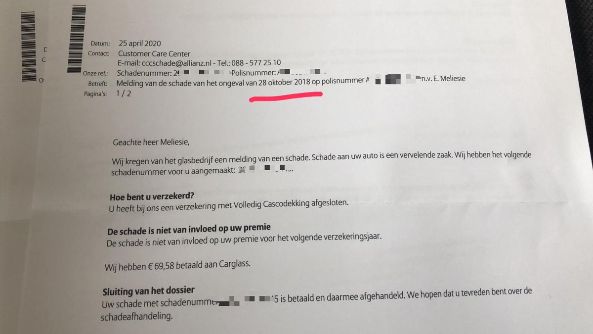 Dussssss <a href="/AllianzDirectNL/">AllianzDirectNL</a> trekt even de archieven open??? #kansloos al 2 jaar geleden dit bericht gehad... en ook al een jaar weg ivm belachelijke premie verhoging...