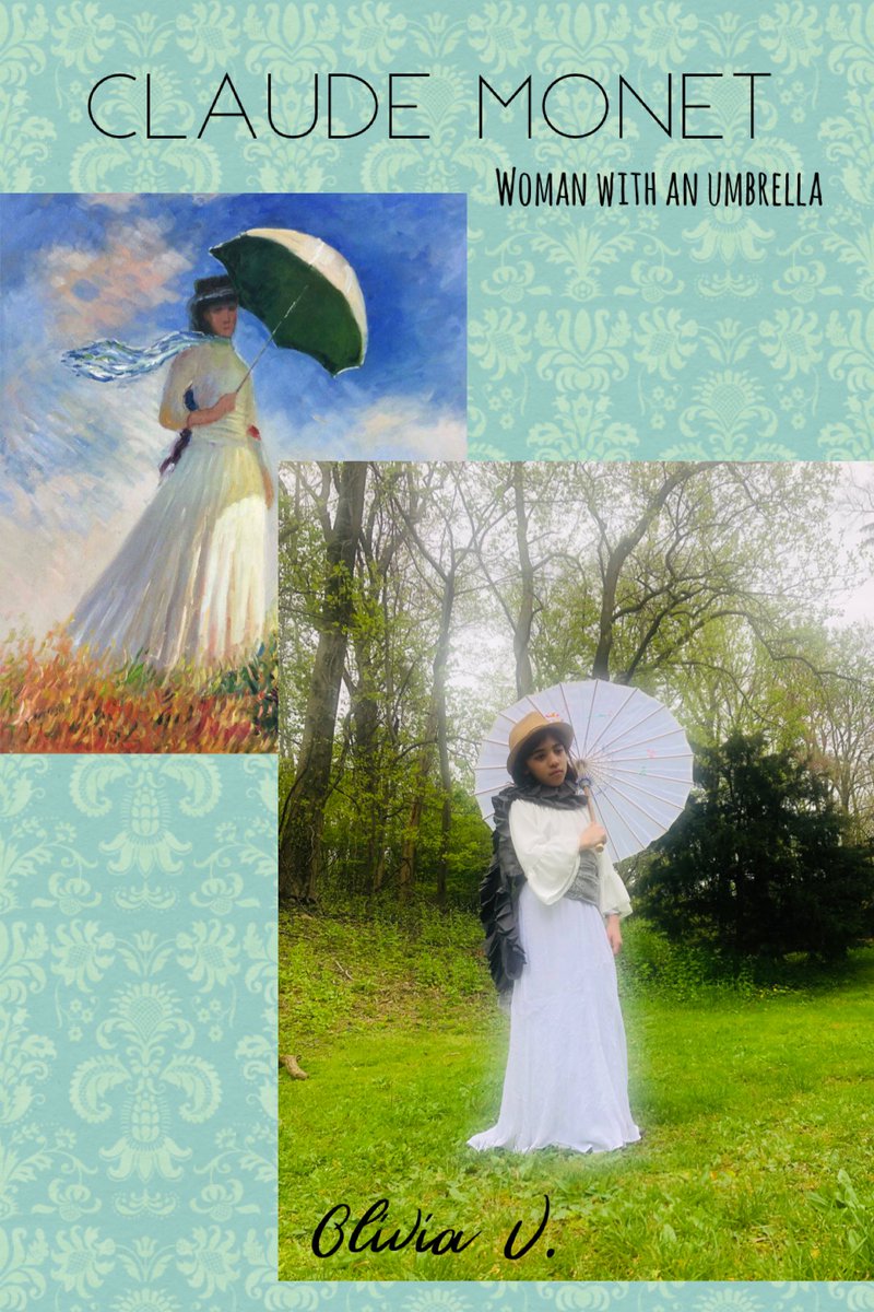 JessAV34's tweet photo. Olivia - #artchallenge part✌🏼#claudemonet #griffingallery @MVS_Griffins @KarliGlynn https://t.co/1zWUtuWH1A