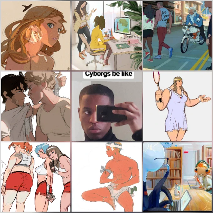 #artvsartists2020 I haven't taken a good selfie in like 4 months so. Also??? I notice that I have a lot of stuff going on and only so many hours of the day ? 