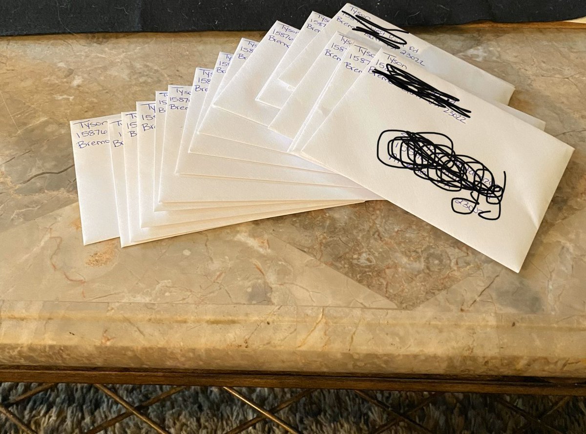 My hand is SUPER tired but there’s a card there for each one of my students. I miss them so much #acesstrong #teamamelia