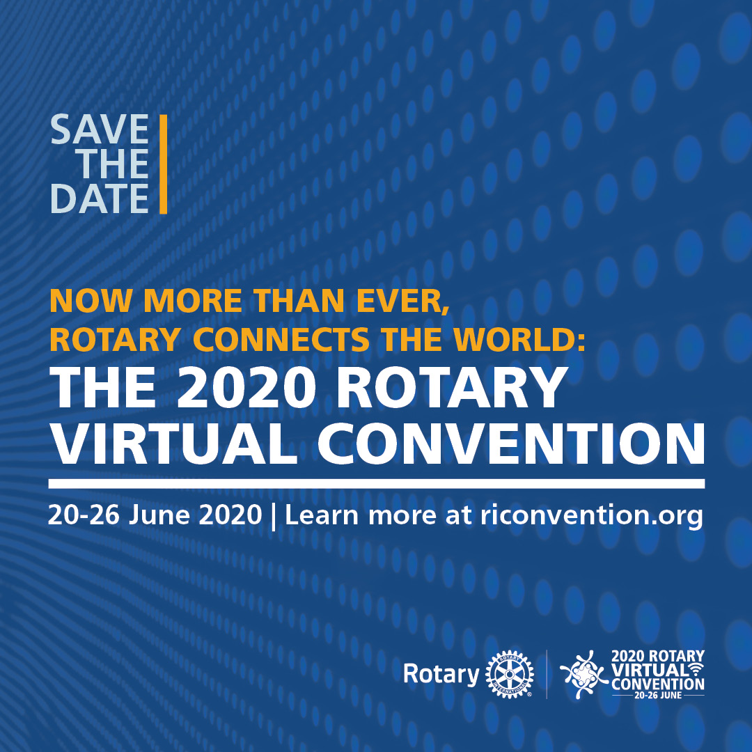 JohnHewko's tweet photo. Join the family of #Rotary at our first ever Virtual Rotary Convention. This free event will connect Rotary participants from around the world, inspire through innovation, and celebrate our resilience and ability to adapt. More information coming soon.

#Rotary20 https://t.co/Os5qkYsOTZ