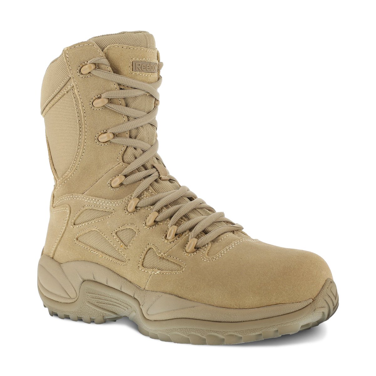 mysourcespot's tweet image. (Reebok Men&apos;s Tan Rapid Response Composite Toe Military Boots - RB8894)