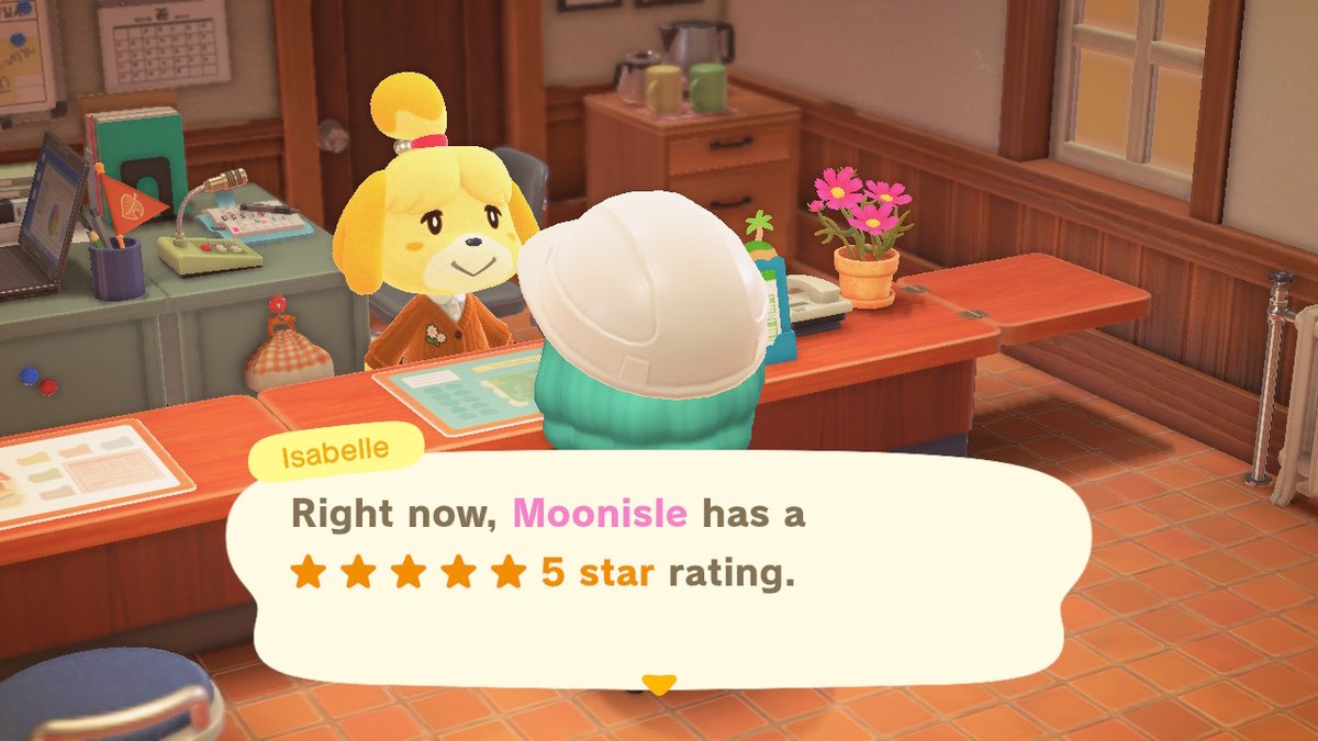 MoonisleA's tweet photo. 5 stars island!!! 
Finally!!!
#AnimalCrossing #ACNH #NintendoSwitch https://t.co/5PR2Zv1cP2