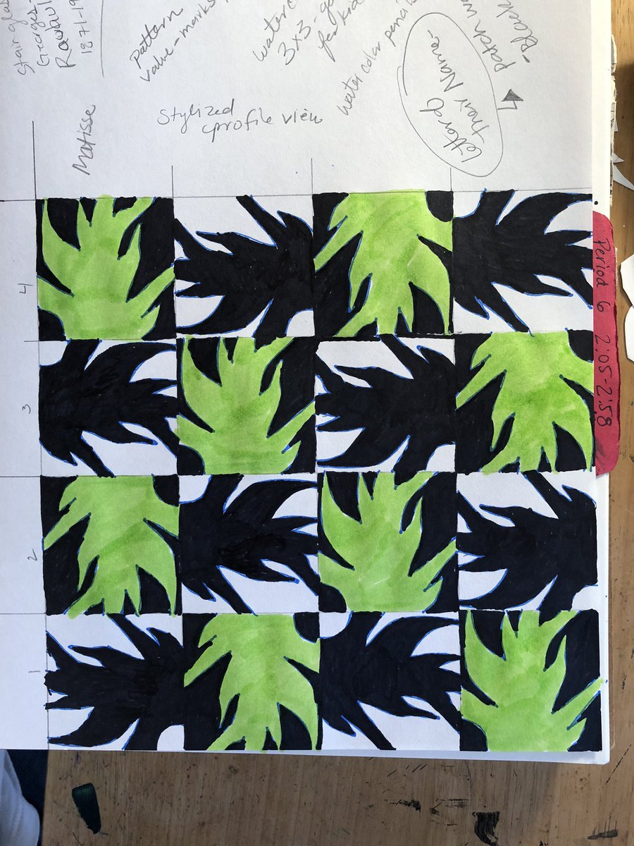 ArtExplorations's tweet photo. #AldineArt Awesome Twist on the Grid by Mel @TXarted! Excited to make it my own in the classroom! Thanks @DrKels50 for providing opportunities to learn and create! @AldineISD https://t.co/g3S1zxqDVP