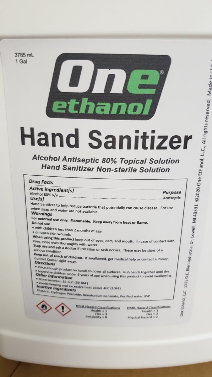 MattStraeter's tweet image. Thank u America Farmers for growing corn, One Ethanol and Carbon Green BIOENERGY in MI for making hand sanitizer! We now have available at New Holland Rochester! @ZL1DER @NHAgriculture @oneethanol