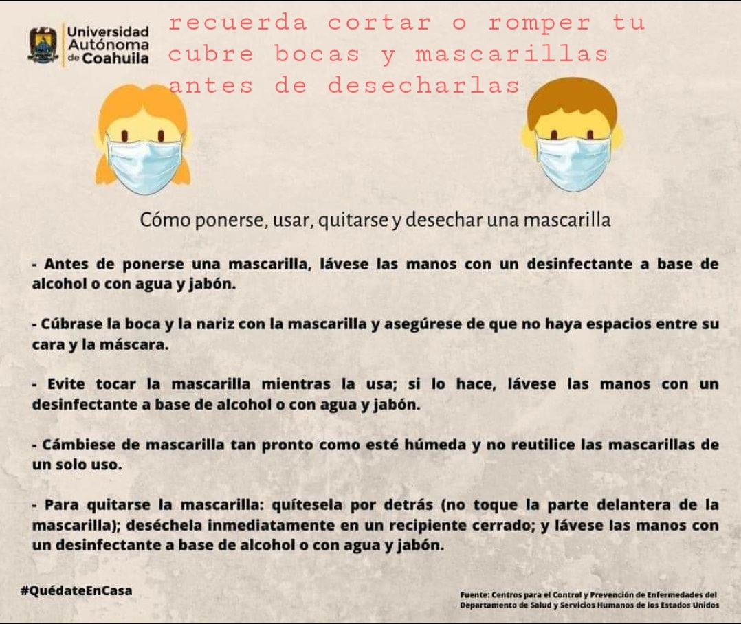 VHMujer's tweet photo. Recuerda romper o cortar tu protección antes de desecharla, de esta manera evitaras un mal uso de ellas. Gracias https://t.co/sGbuU03hy2