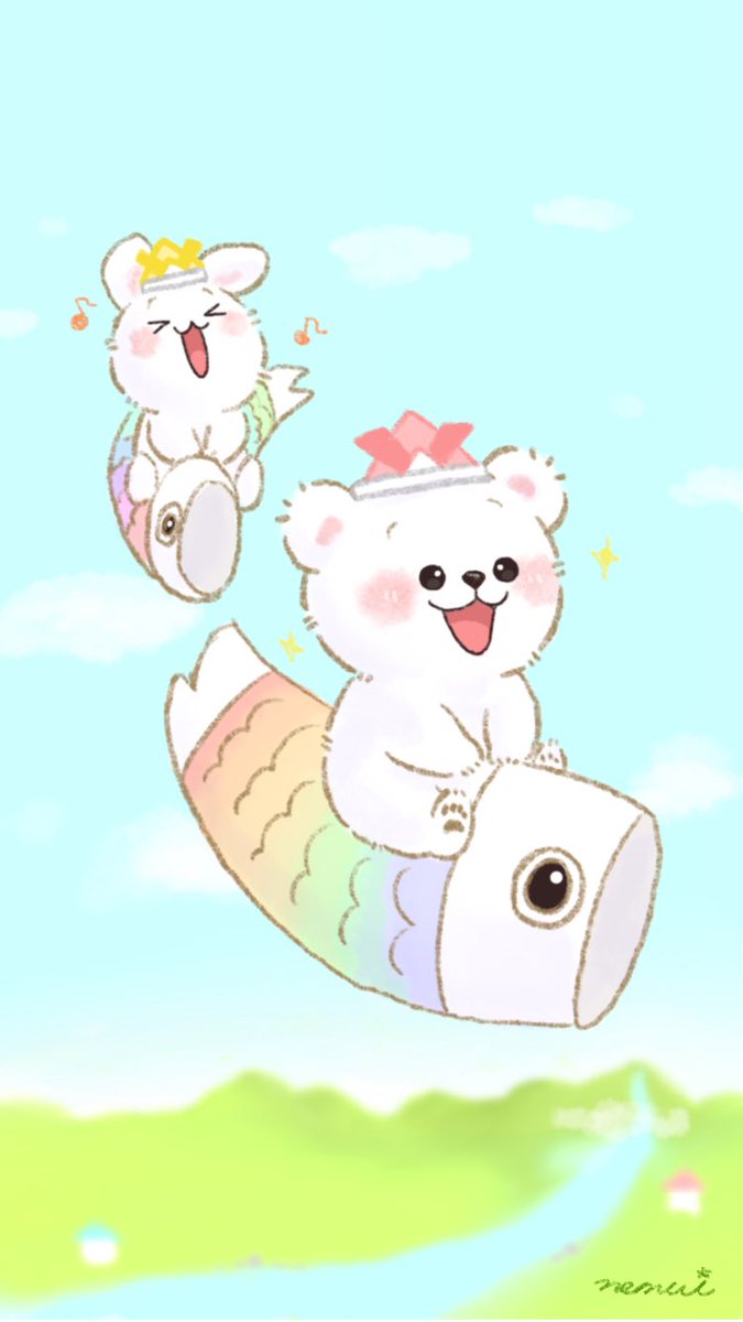ねむい こぼし 今月の壁紙です こぐまのしろっぷ 5月のカレンダー ねむい こぼし 今月の壁紙です こぐまのしろっぷ 5月のカレンダー