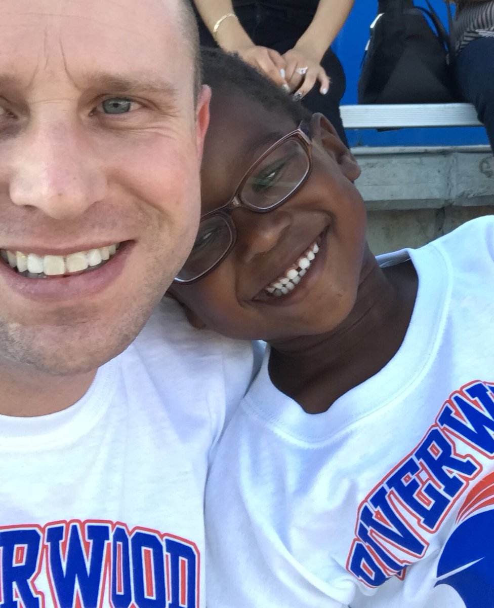 opieblackwell's tweet photo. Honestly if there’s someone who I hope rubs off on me a little bit, it’s this one. So for a stretch today, she’s my #TeleSchoolTwin. ⁦@CLCRidgeview⁩ #rcmspride https://t.co/CeQMtj7dxO