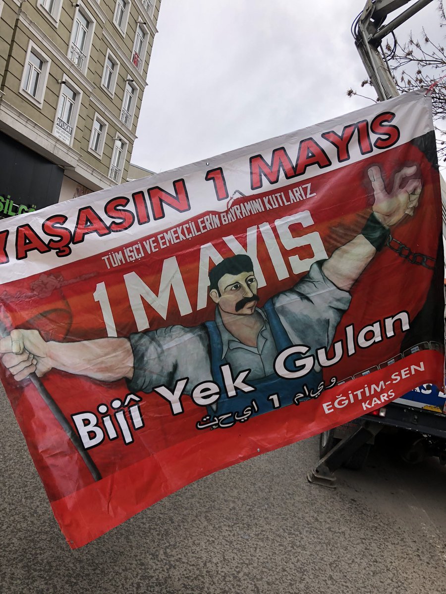 Bedenimiz alanlarda değilse de yüreğimiz alanlarda yaşasın 1 MAYIS
