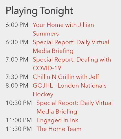 Rogers tv London tweet media