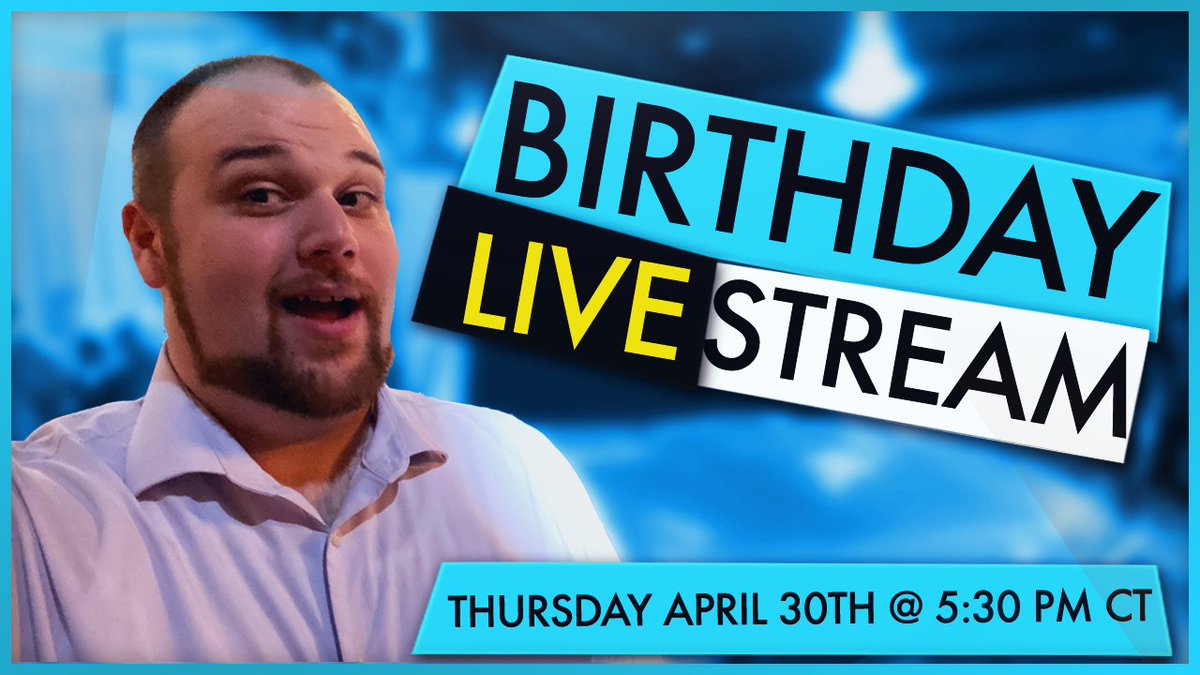 BenderTubeOG's tweet photo. It's going down in an hour. Come spend my birthday with me and join us in the chat. https://t.co/lGoUEkgbRl

#BendersBDAY #BenderTubeLIVE #TeamUnFiltered https://t.co/8JVCbtKtjb
