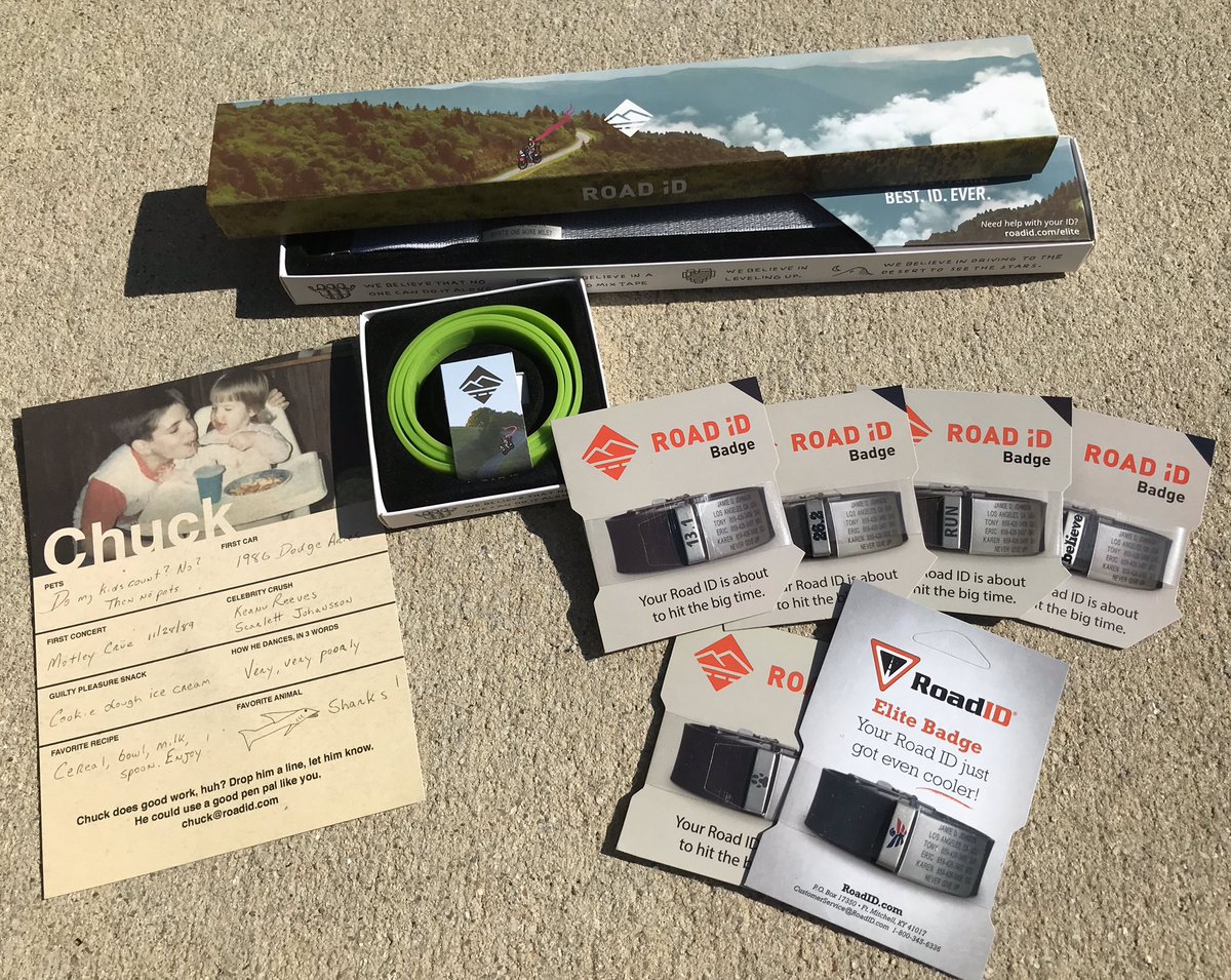 bicyclecomfort's tweet photo. RT ROADiD: RT wortholomew: New ROADiD(s) day! Thanks, Chuck!

#GoodMailDay #TeamROADiD #ROADiD #BeSafeOutThere #SafetyFirst
#Fitness #FitFamily #FitnessMotivation #Athlete #Running #Run #RunChat #RunningCommunity #TeamRWB #Believe #13pt1 #26pt2 #WhatsOne… https://t.co/i6vgPufFOs