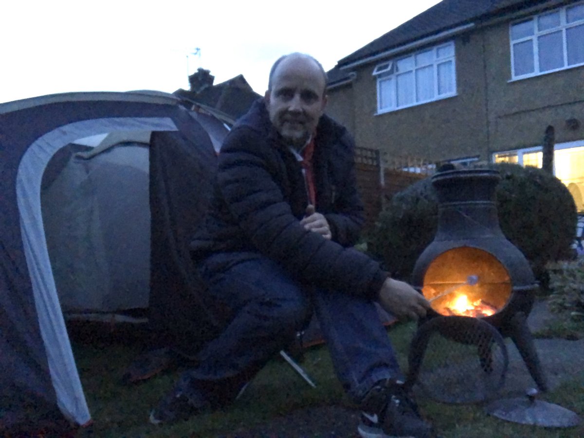 #CampAtHome 53rd Watford South camping at home tonight