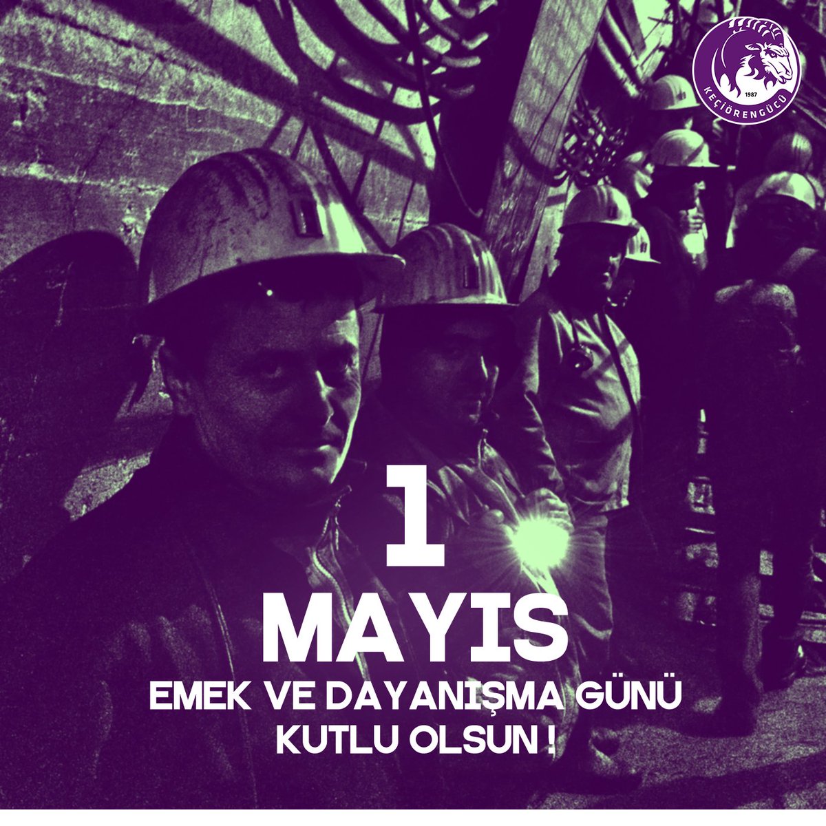Tüm emekçilerin ve halkımızın, 1 Mayıs Emek ve Dayanışma Günü'nü kutlarız.