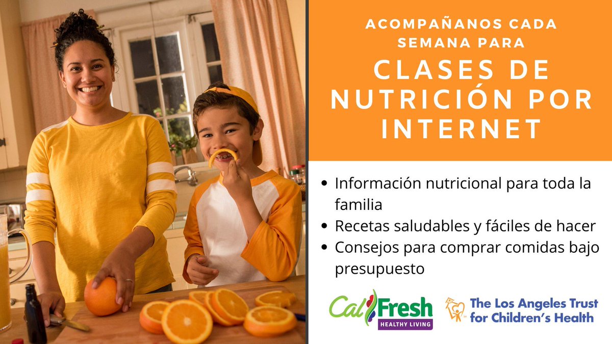 thelatrust's tweet image. Don't miss our Spanish-language nutrition workshop tomorrow 5/1 at 12 noon on Facebook Live. You'll learn how to #keepitfresh,  #keepithealthy and #keepitexciting during the #shutdown.  @DPSS_CalFresh @laco_dpss buff.ly/2KPO55S