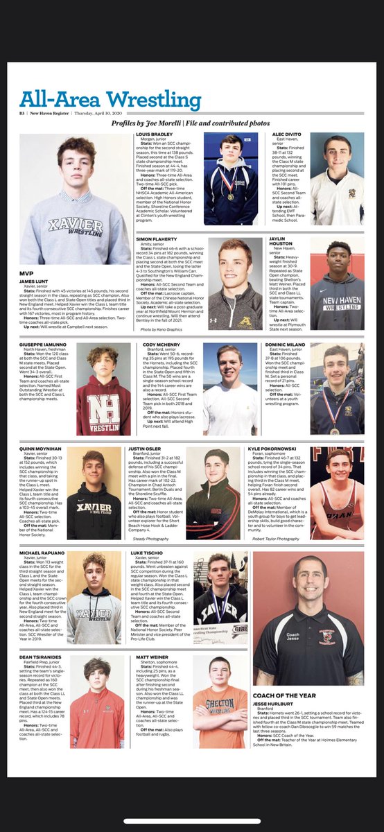 Congrats to Alec DiVito &amp; DJ Milano for being selected to the New Haven Register All-Area Wrestling Team. <a href="/EHHSwrestle/">EHHS wrestling</a> <a href="/EhHive/">The Hive</a> <a href="/nhregister/">New Haven Register</a> <a href="/SPBowley/">Sean Patrick Bowley</a> <a href="/EHHS_FOOTBALL/">East Haven Football</a> @EHHS_BTennis