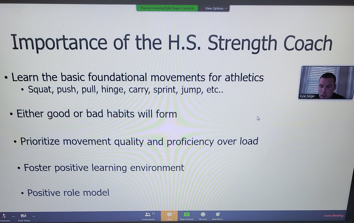 CoachNoon45's tweet image. @KyleSeger_44 preaching the reasoning behind have a legit HS strength coach!