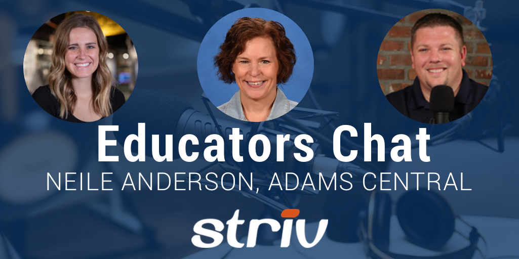 StrivTV's tweet photo. Today on Educators Chat, @Neile_Anderson from @goacpatriots, shares what her students are working on, new responsibilities at home, and what it's like living close to a hotspot for COVID-19.

https://t.co/y9MSiXcLPu https://t.co/Dw7OpPXfn9