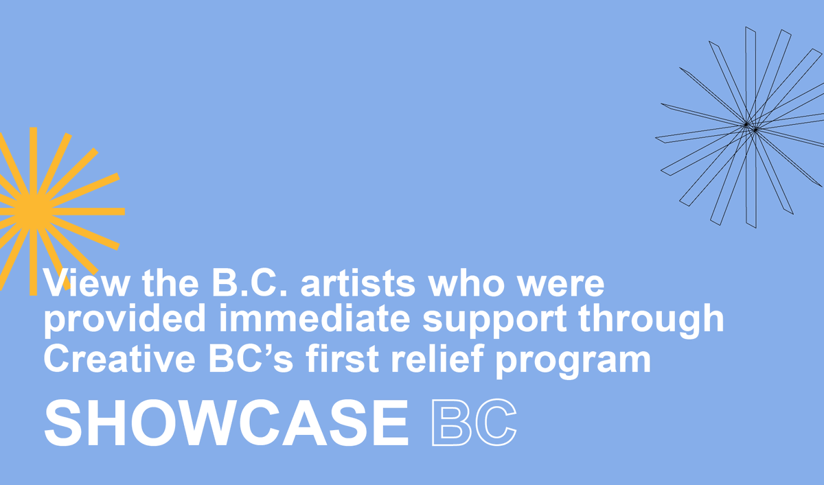 creativebcs's tweet photo. Creative BC is pleased to announce the recipients of the new #ShowcaseBC relief program. View the list of talented B.C. artists who were provided immediate support here! #bccreates #creativebc
https://t.co/dOjXxXUgOb https://t.co/fQqh6a58o6