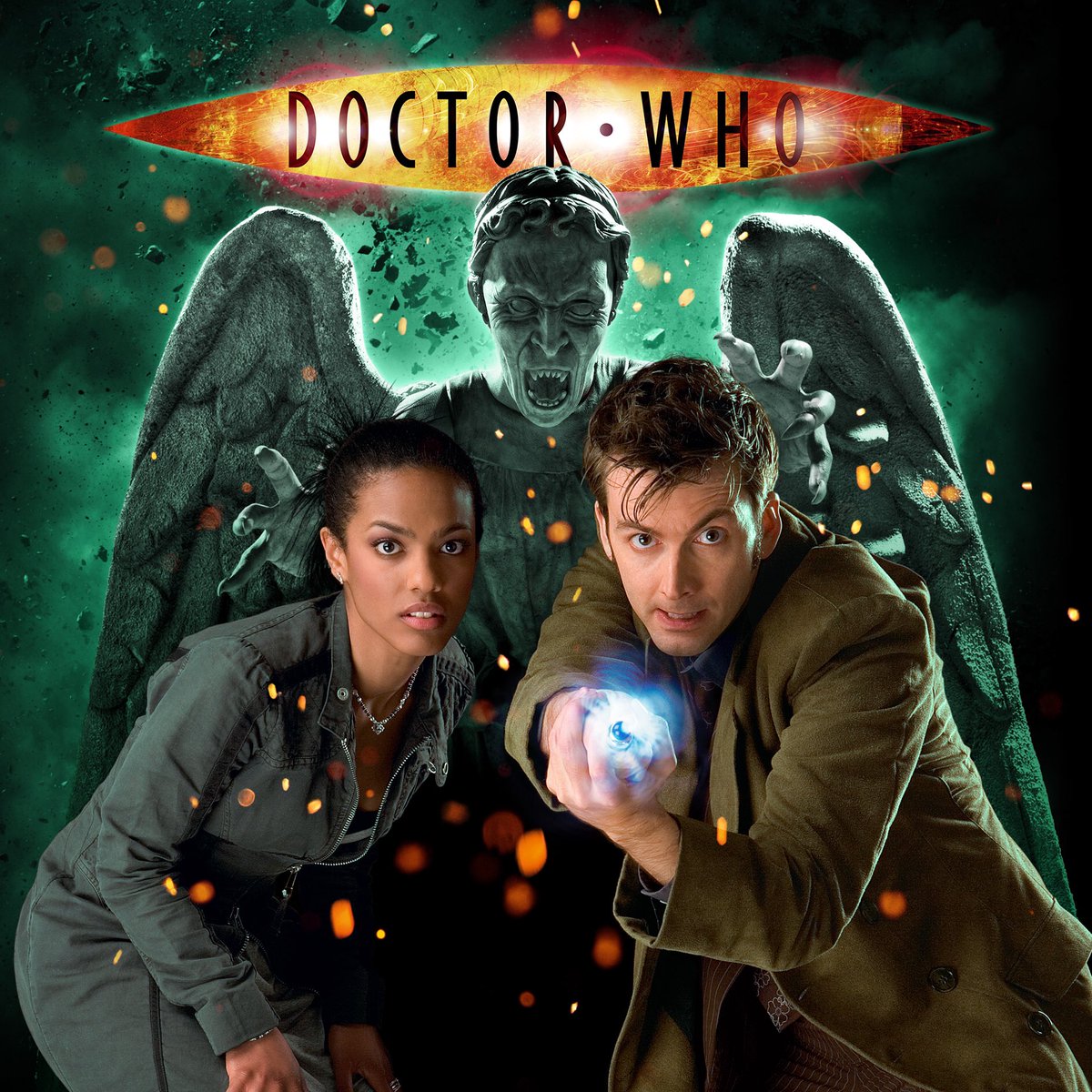 SCrouchCreative's tweet photo. #DoctorOfMine The rewatch of Human Nature last week reminded me just how good @FreemaOfficial was as Martha Jones. A digital composition I did for BBC America to promote the Season 3 DVD #DoctorWho https://t.co/WeWAr40i4Y