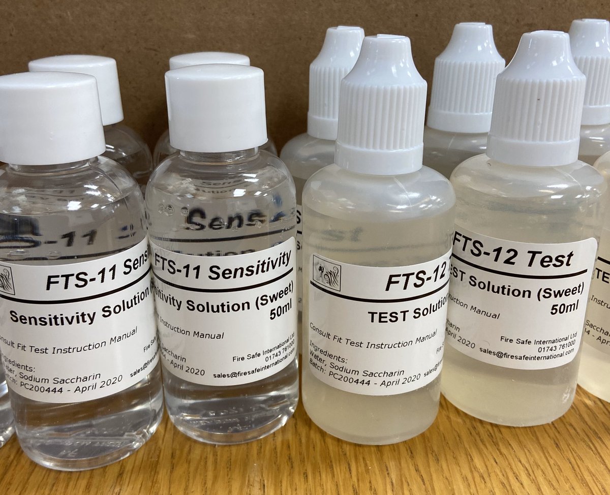 FireSafePaul's tweet photo. Fit Test Solution now available.  Contact us now! #rpe #respiratory #safetyatwork #respirators #maskfittesting https://t.co/5QbuFV3c2E