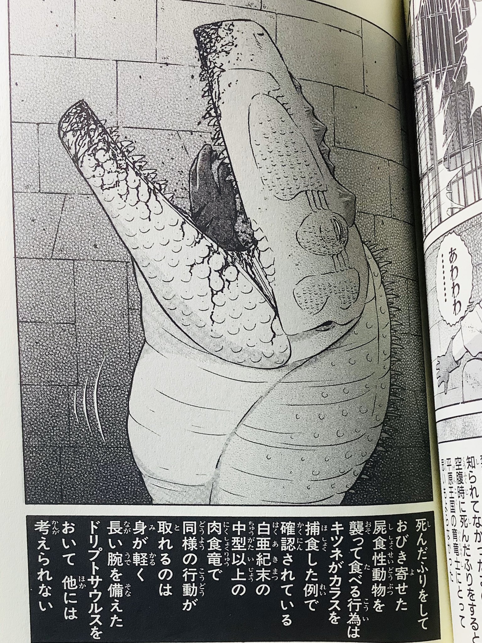 所 十三 恐竜の話題ついでに ジュラシックワールドー炎の王国ー でインドラプトルが檻の中で死んだフリをするシーンがありましたが 竜の国のユタ でも同じような場面があります もちろん08年発刊のユタの方が 所 十三 恐竜の話題ついでに ジュラシックワールドー炎の王国ー でインドラプトルが檻の中で死んだフリをするシーンがありましたが 竜の国のユタ でも同じような場面があります もちろん08年発刊のユタの方が