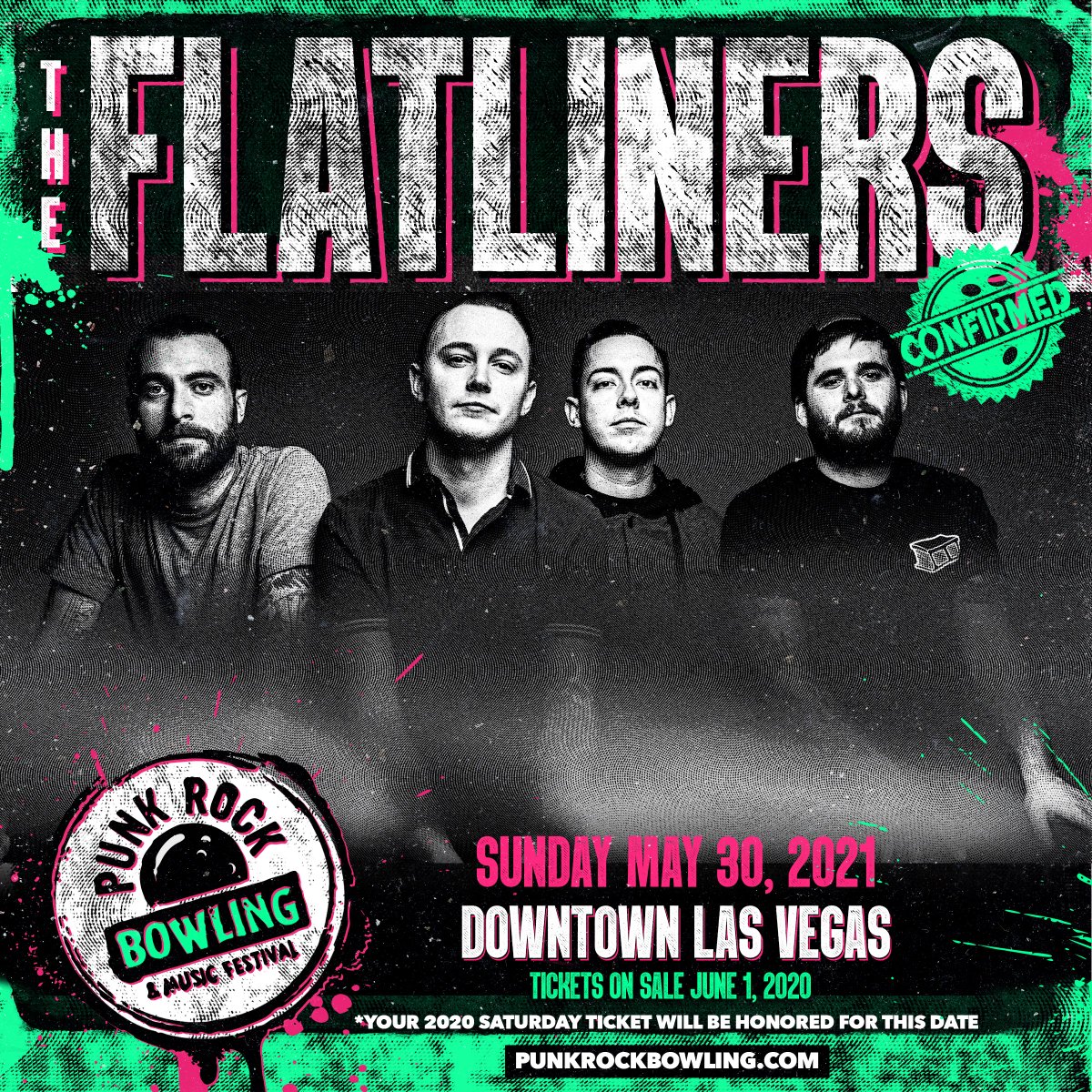 PunkRockBowling's tweet image. The moose out front should have told ya, but ICYMI, #TheFlatliners (hailing from Toronto) are confirmed to play PRB 2021! See you in the pit, eh!

punkrockbowling.com
