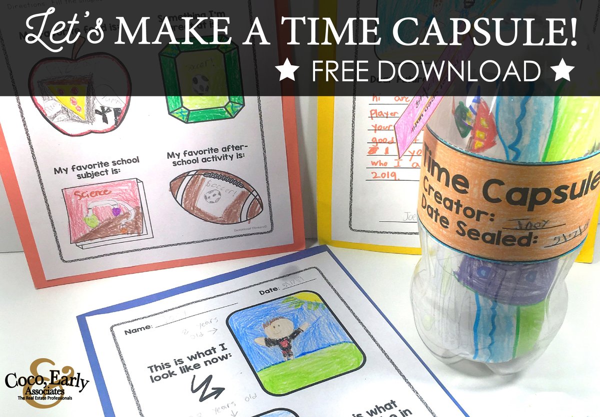 CocoEarlyRE's tweet photo. Who doesn't love the idea of a time capsule?🚀Download a FREE time capsule activity in today's blog &amp; read how you can create one for your family! Share these important stories with generations to come
https://t.co/rOBi6IpT2A
#CEACares #CocoEarlyRE #alonetogether
#timecapsule https://t.co/tmQRsR9eGm