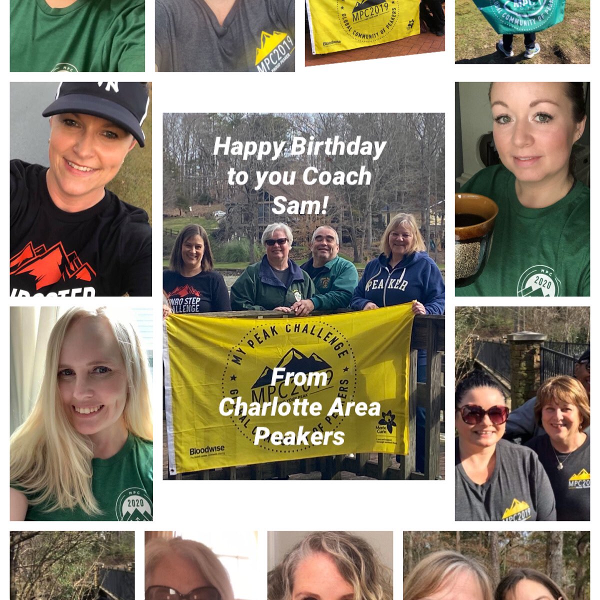Happy birthday Coach! <a href="/SamHeughan/">Sam Heughan</a> <a href="/MyPeakChallenge/">My Peak Challenge</a> <a href="/CLTAreaPeakers/">Charlotte Area Peakers</a> @