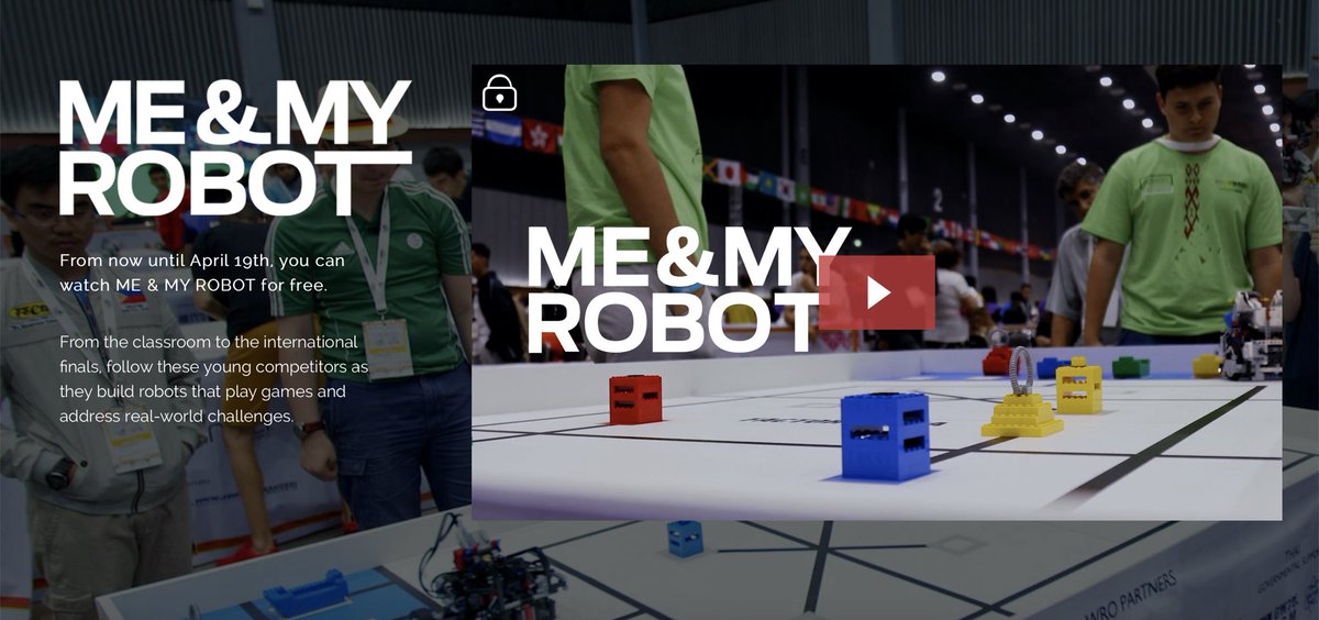 curiosity11770's tweet photo. Yesterday, we watched Me &amp; My Robot w/ @marlbotsftc. The documentary follows teams that compete at the World Robot Olympiad (@WROOfficial). It‘s inspiring to see people our age applying robotics skills to solve real-life problems. @JuniperNetworks #morethanrobots #firstlikeagirl https://t.co/SaEeU7GfNu