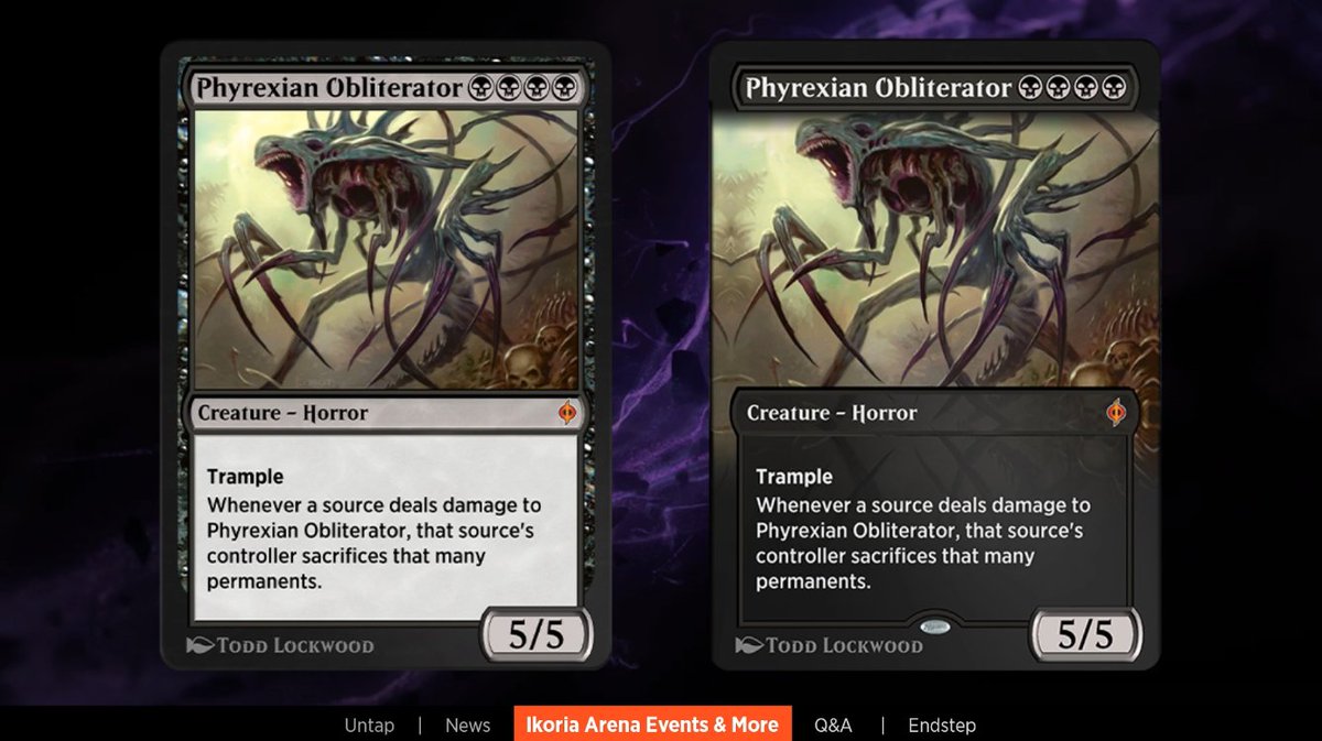 ディミーア家の食卓 を管理する者 オリバ Twitter ನಲ ಲ Mtgアリーナ 5月21日に追加されるヒストリック アンソロジー3の新たな27枚の内に ファイレクシアの抹消者 Phyrexian Obliterator と 絶え間ない飢餓 ウラモグ Ulamog The Ceaseless Hunger が ディミーア家の食卓 を管理する者 オリバ Twitter ನಲ ಲ Mtgアリーナ 5月21日に追加されるヒストリック アンソロジー3の新たな27枚の内に ファイレクシアの抹消者 Phyrexian Obliterator と 絶え間ない飢餓 ウラモグ Ulamog The Ceaseless Hunger が
