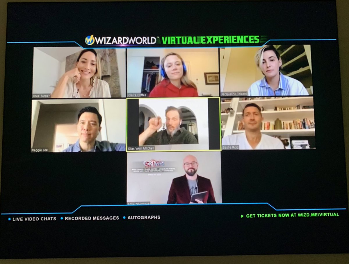 #Grimm
Thank you <a href="/clairecoffee/">Claire Coffee</a> <a href="/jtaboner/">Jacqueline Toboni</a> <a href="/MrReggieLee/">Reggie Lee</a> <a href="/sasharoiz/">sasha roiz</a> <a href="/WizardWorld/">Dalmondrius</a>