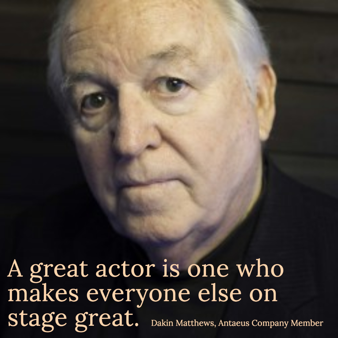 AntaeusTheatre's tweet photo. #TheaterThoughts: Acting wisdom from Antaeus Founding Artistic Director Dakin Matthews. Theater is a collaborative art form! https://t.co/CQt5ZAJE02