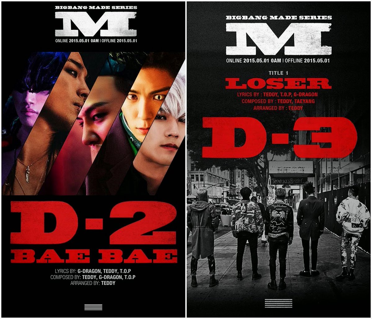 _peaceplusone's tweet photo. On this day marked the 5th year that BIGBANG released their MADE series 'M' with two single tracks 'Loser and Bae'.
#5YearsWithMadeM https://t.co/QCtfC3RO2m