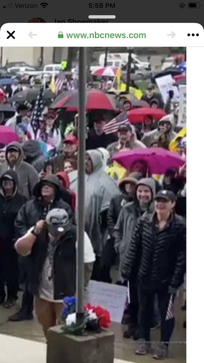 janshoemaker2's tweet image. THESE Michigan residents laughing at a racist dance at the MI capitol today.